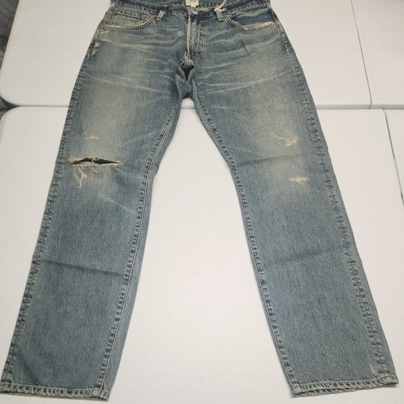 NEW $200 Men's C of H Man Premium Vintage ROWAN Relaxed Slim Blue Jeans 32x32 - Picture 1 of 9